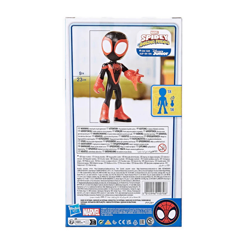 Marvel Spidey and His Amazing Friends Supersized Miles Morales: Spider-Man Action Figure - AVSF3988 - Image 3