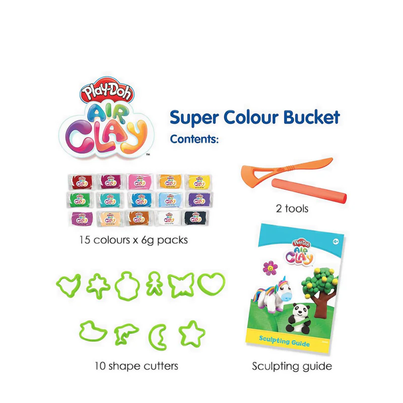 PlayDoh Air Clay Super Color Bucket - PDC09083 - Image 3