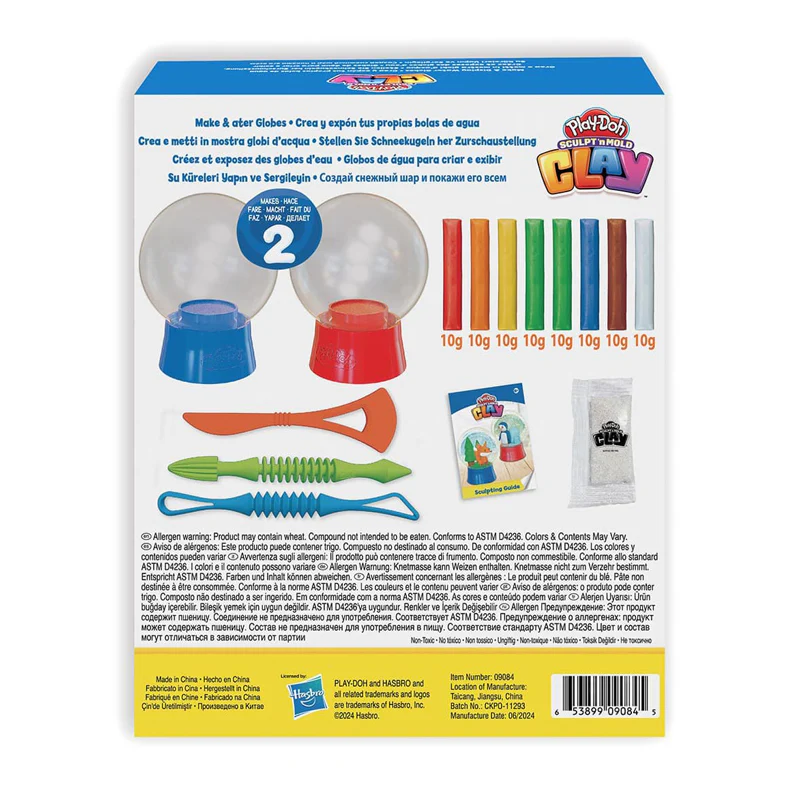 PlayDoh Sculpt n Model Make & Display Water Globes - PDC09084 - Image 4